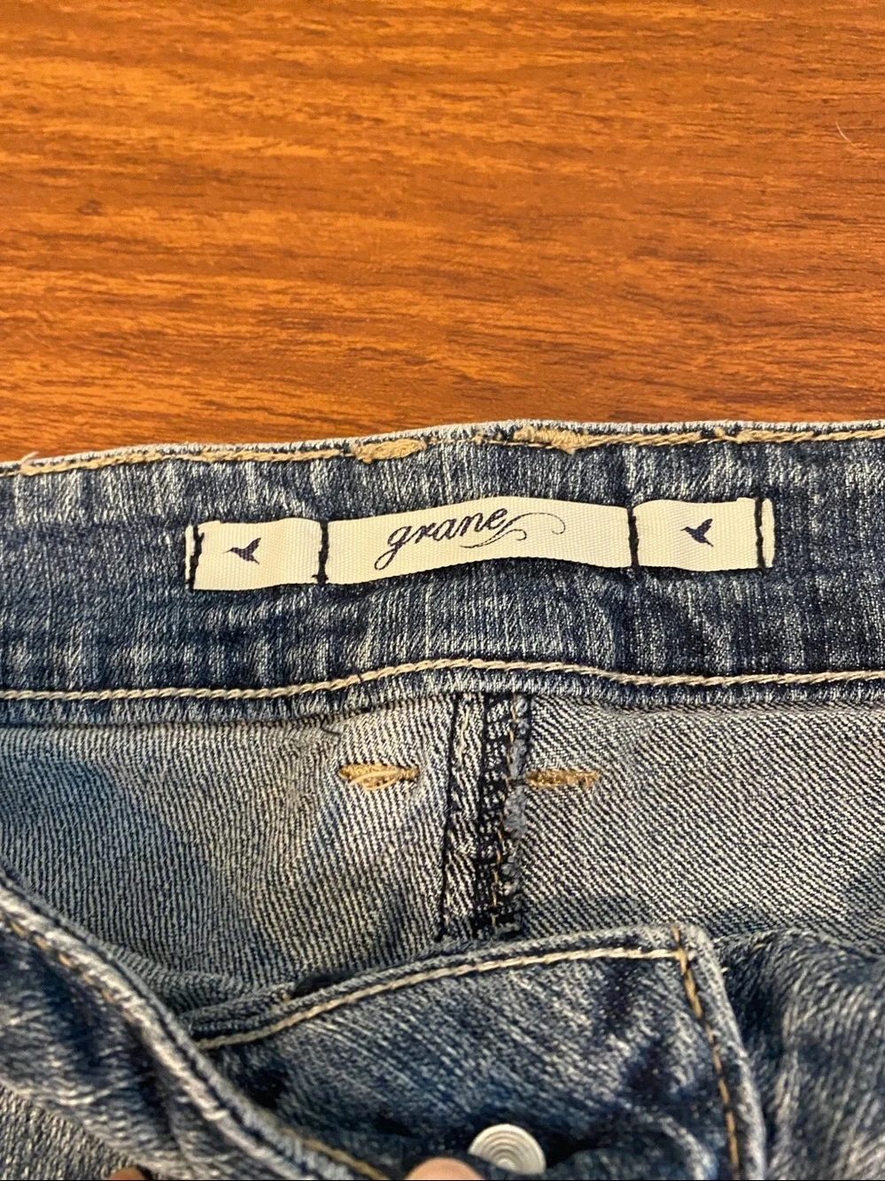 Grane Distressed Blue Denim Jean Shorts size 11